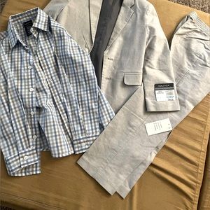Nautica Size 6 Jacket, Shirt, and Pant Set